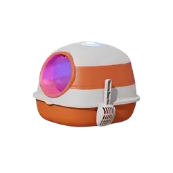E373 Closed Cat Litter Box with UV Light