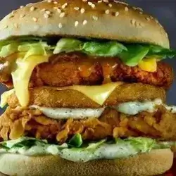 Double Chicken Zinger Sandwich