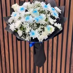 چەپكە گوڵی داودی و رۆز ٣٠ دانە گوڵ