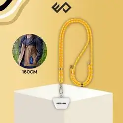 Green Lion Crossbody Lanyard Adjustable 160cm Strap - Orange