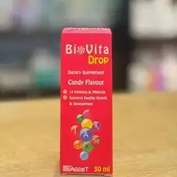 biovita drop 14 vitamins& minerals candy flavor