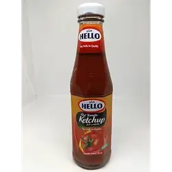 Hello Hot Ketchup Glass 340 g