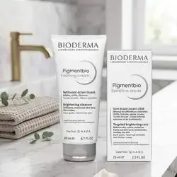 Bioderma Pigmentbio Foaming Cream (200ml)+ Bioderma Pigmentbio Sensitive Areas cream (75ml)