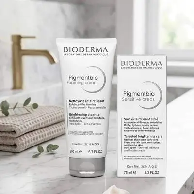 Bioderma Pigmentbio Foaming Cream (200ml)+ Bioderma Pigmentbio Sensitive Areas cream (75ml)