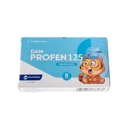 Dam Profen 125mg 10 Suppositories _ Ultra Medica