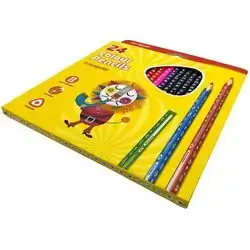 Keyroad Tringular 24 Color Pencils