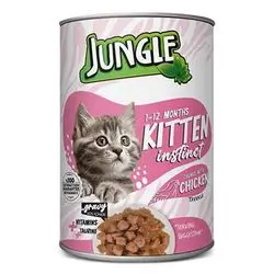 Jungle Kitten Wet Cat Food Can - Chicken