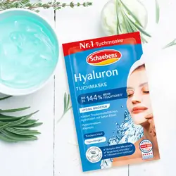 Schaebens Hyaluron tuch Mask 144% hydro booster