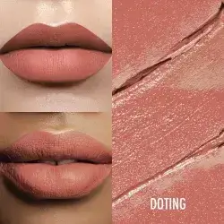 the balm Matte Liquid Lipstick - doting