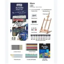 ACRYLIC PAINT SET (ARTIST SET) 52 PIECES