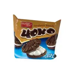 4oko Milk Cream Sandwich Biscuits 76g