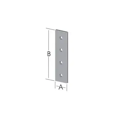 Heavy Duty Mending Plates 25x100