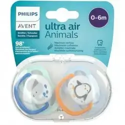 PHILIPS AVENT Ultra Air Pacifier SCF080/0-6months 2 pieces