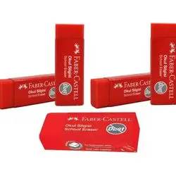 Faber-Castell L Red School Eraser 187222