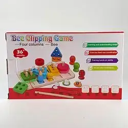 Bee Clipping Game - Four Columns