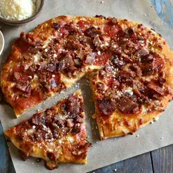 Small Mixed Pizza (Meat & Cheese)