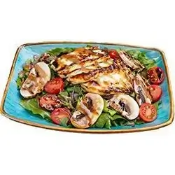 Arugula Salad with Halloumi