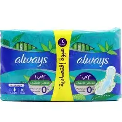 Always ultra thin herbal fresh 14 pads extra long