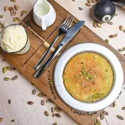 Kunafa With Pistachio & Ice Cream