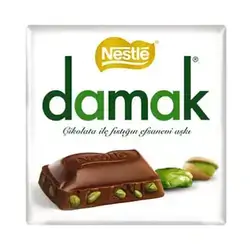 Nestle Damak Milk Chocolate with Pistachio 60g