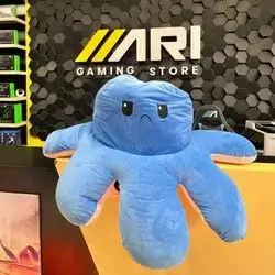 Giant Octopus Plush Toy – 90cm Pink & Blue