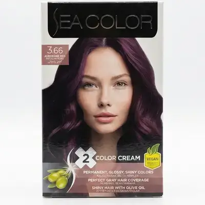 SEA COLOR - 3.66 AUBERGINE RED