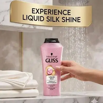 Schwarzkopf GLISS Liquid Silk Glanz-Shampoo