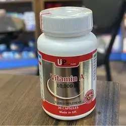 vitamin a 10,000iu 30capsules made in uk 