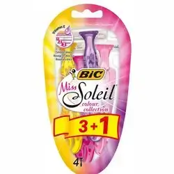 Miss Soleil Shaver With Vitamin E 3 Blades, 3+1 Pcs