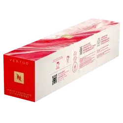 Nespresso Vertuo White Chocolate & Strawberry Flavoured Capsules – Intensity 6 – 230 ml (10 Capsules)
