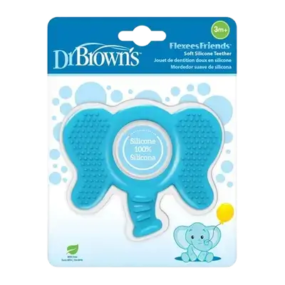 Elephant Silicone Teether 3m+ _ Dr.Brown