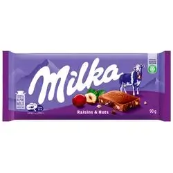 Milka Chocolatte Raisins&Nuts 100g