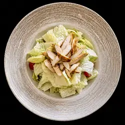 Diet Caesar Salad with Chicken