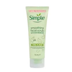 Smoothing Facial Scrub with Rice Granules 75ml _ Simple