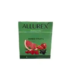 Allurex Mixed Fruits Pasion (6 Condoms)