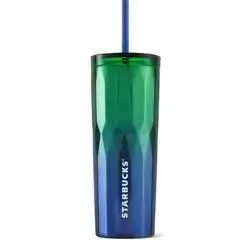 Starbucks Tumbler Cold Cup Stainless Steel Alaska Blue-Green – 16oz (473ml)