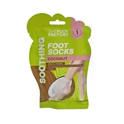 The Foot Factory Soothing Coconut Foot Socks