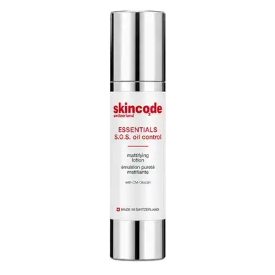 ESSENTIALS S.O.S Oil Control Mattifying Lotion with CM-Glucan 50ml _ skincode
