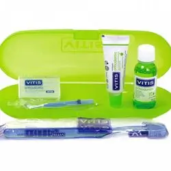 VITIS ORTHODONTIC Travel kit, VITIS Orthodontic mouthwash, Orthodontic toothpaste, Orthodontic wax