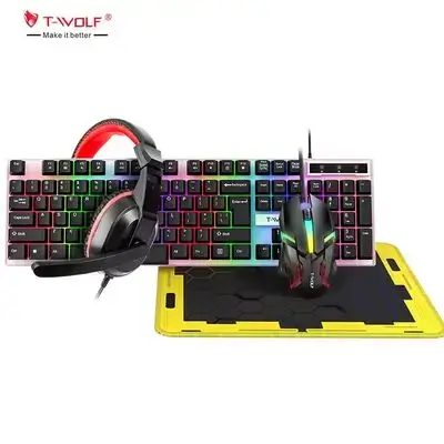 Wolf 4-in-1 gaming combo set (model TF-240 or similar)