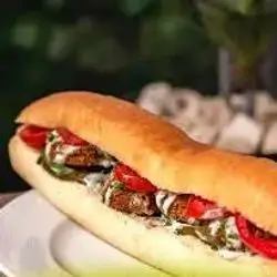 Falafel Sandwich With French Bread