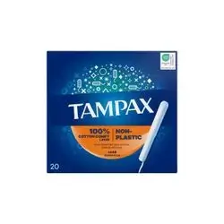Tampax super plus non-plastic tampon