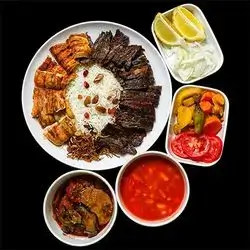 Mixed Shawarma on Rice