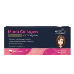 Mada Collagen with Vit C & Lysine 60 Capsules _ MADAMAR