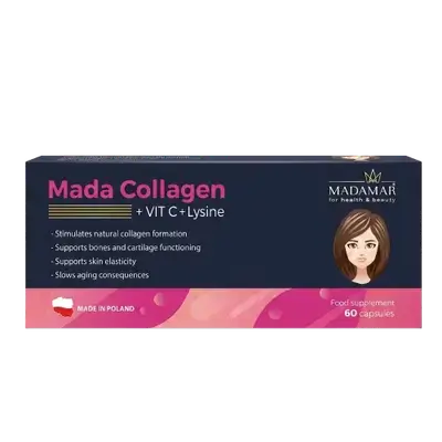 Mada Collagen with Vit C & Lysine 60 Capsules _ MADAMAR