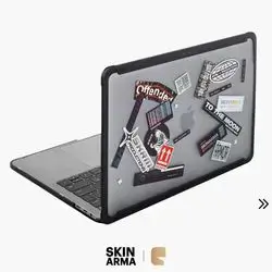 Skinarma Henko Protective Case for MacBook Air 13 Inch Magnetic Foldable Stand & Textured Bumper Defense