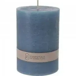 Candle Pillar 7X10Cm Light blue