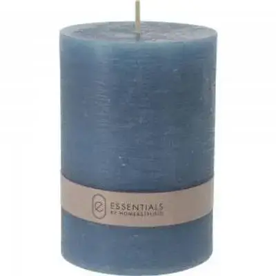 Candle Pillar 7X10Cm Light blue