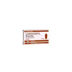 Laxocodyl Suppositories For Adults Bisacodyl 10 Mg (Laxative)