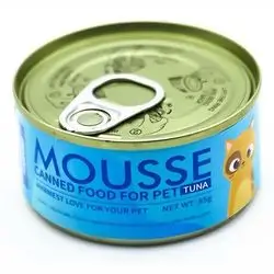 Mousse Wet Pet Food Can - Blue Variant